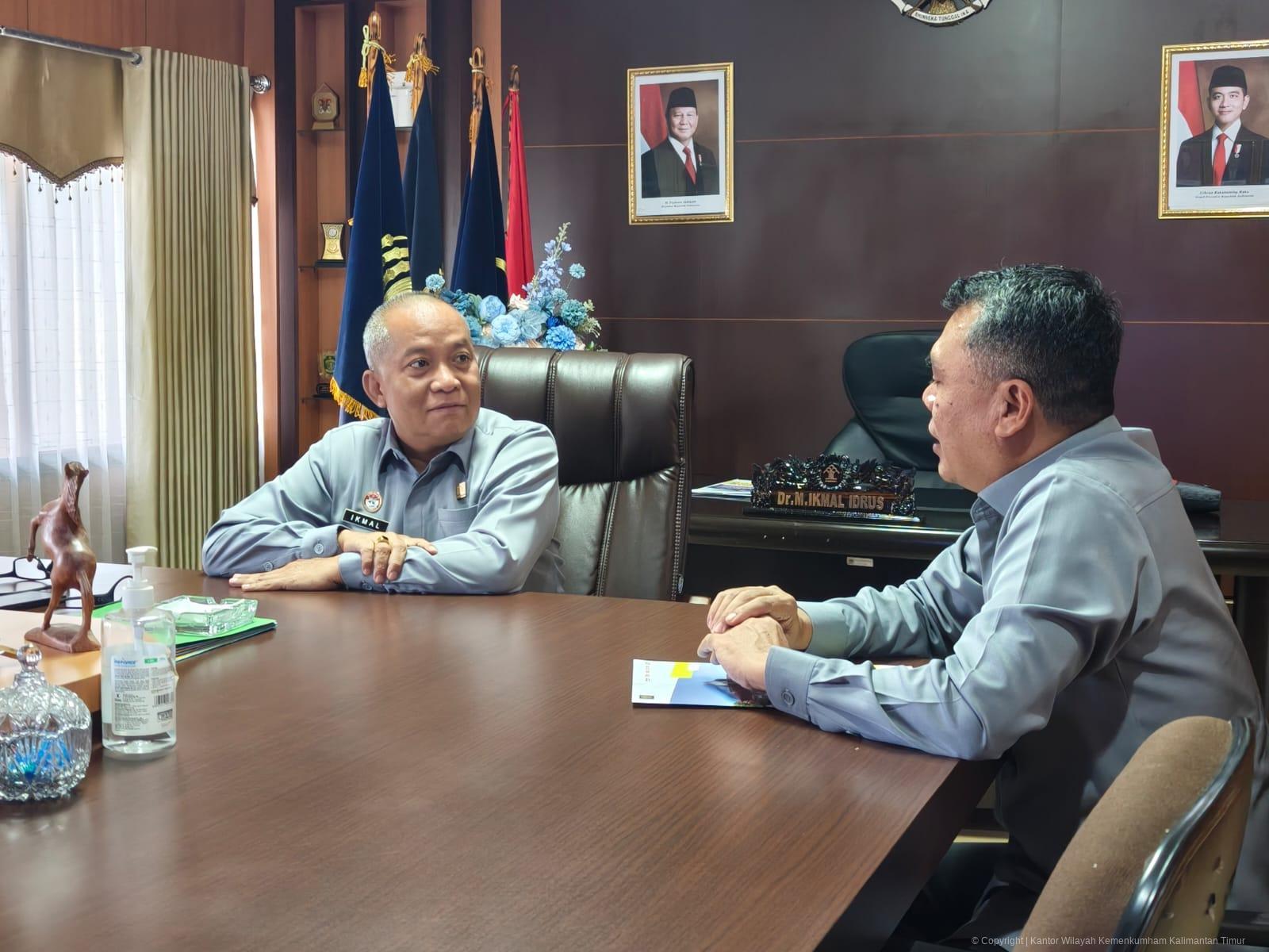 Wujudkan Perlindungan Kekayaan Intelektual, Kakanwil Ikmal Idrus Bahas Rencana MoU Strategis dengan Universitas Untag Samarinda