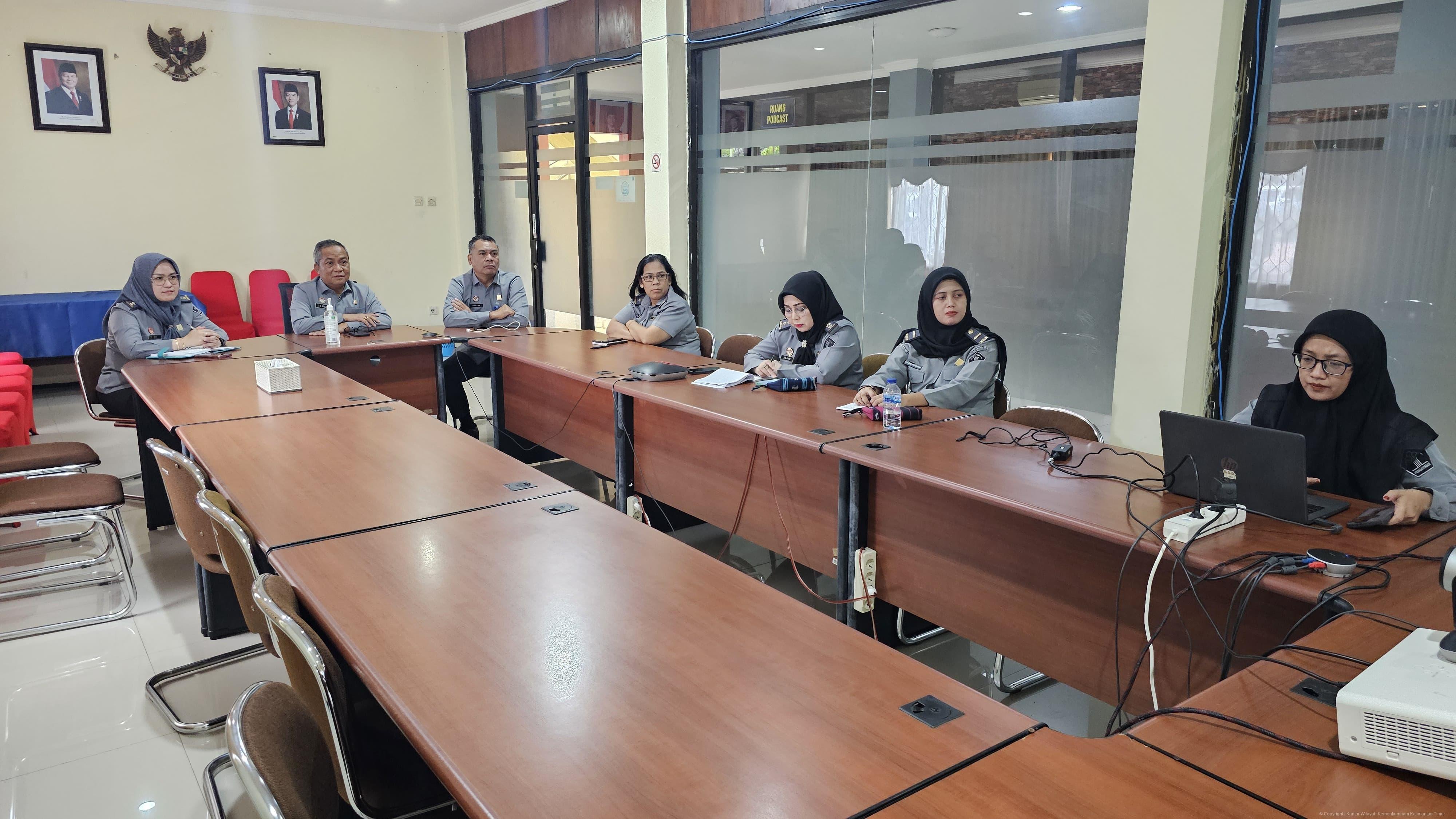 Technical Meeting Tarja KI Tahun 2025, Kanwil Kemenkum Kaltim Dukung Penuh Program Presiden