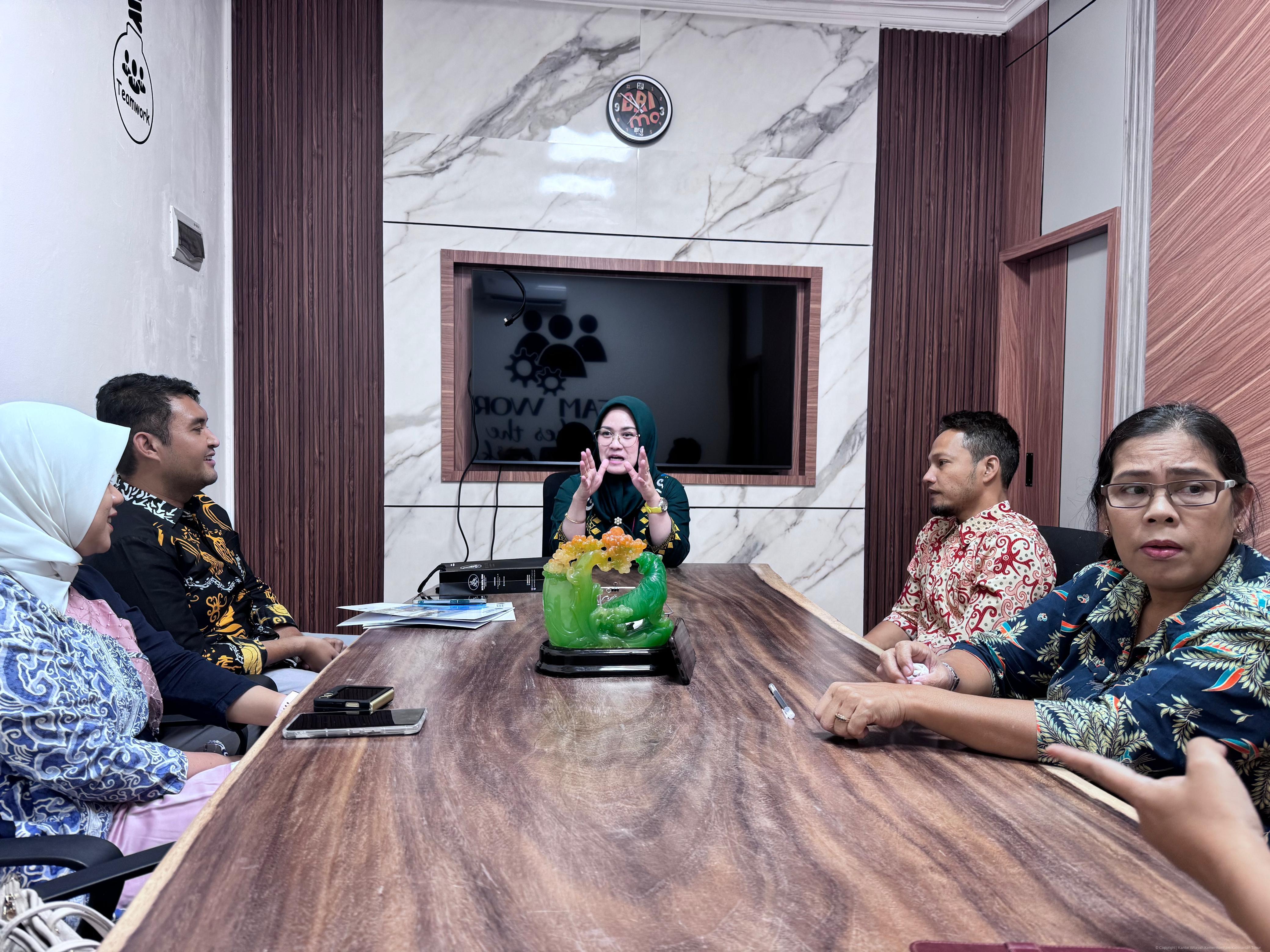 4. Audiensi DISPORA Bontang