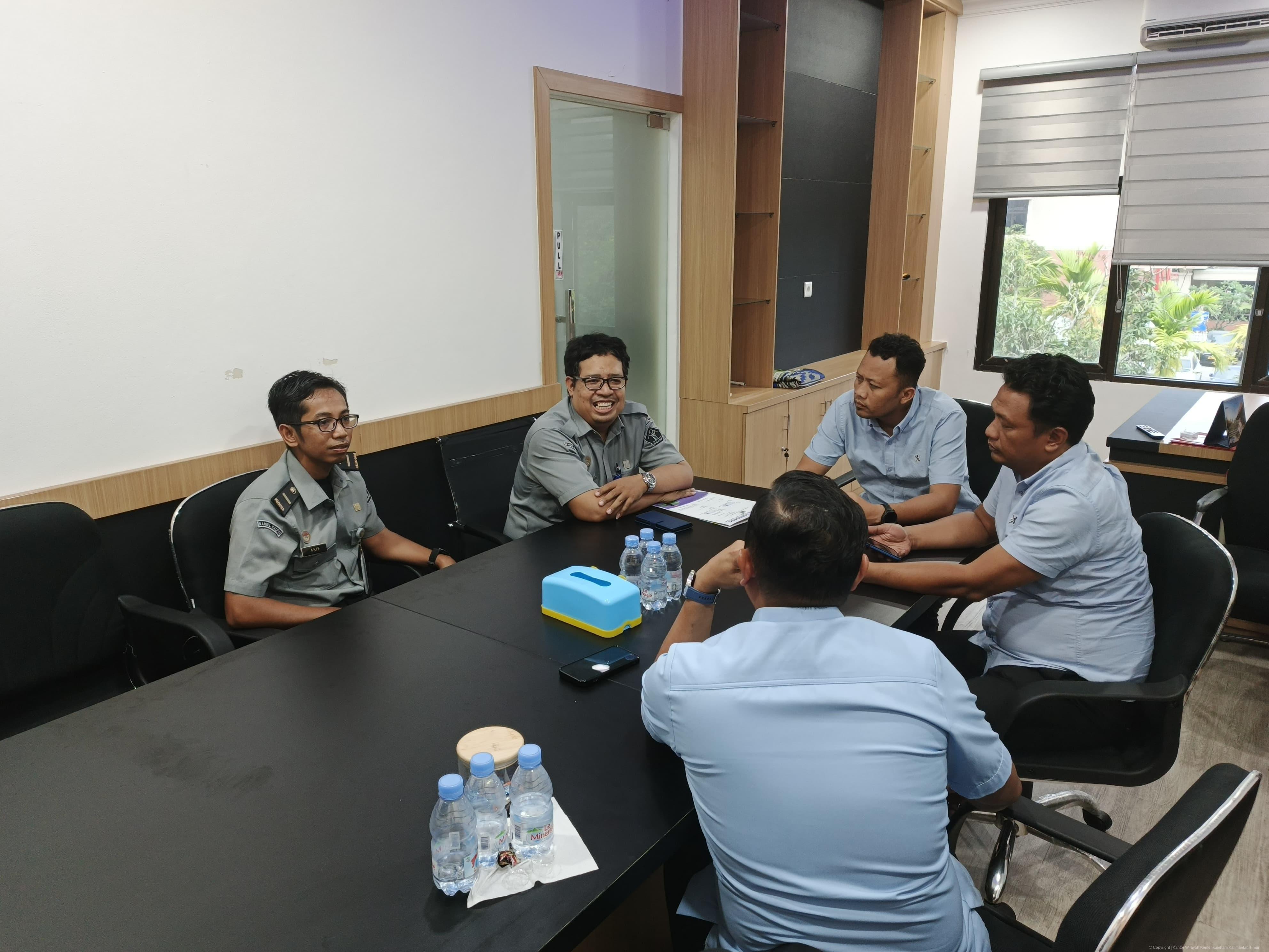 Kanwil Kemenkum Kaltim Bersinergi dengan Polda Kaltim untuk Penegakan Hukum di Bidang Jaminan Fidusia