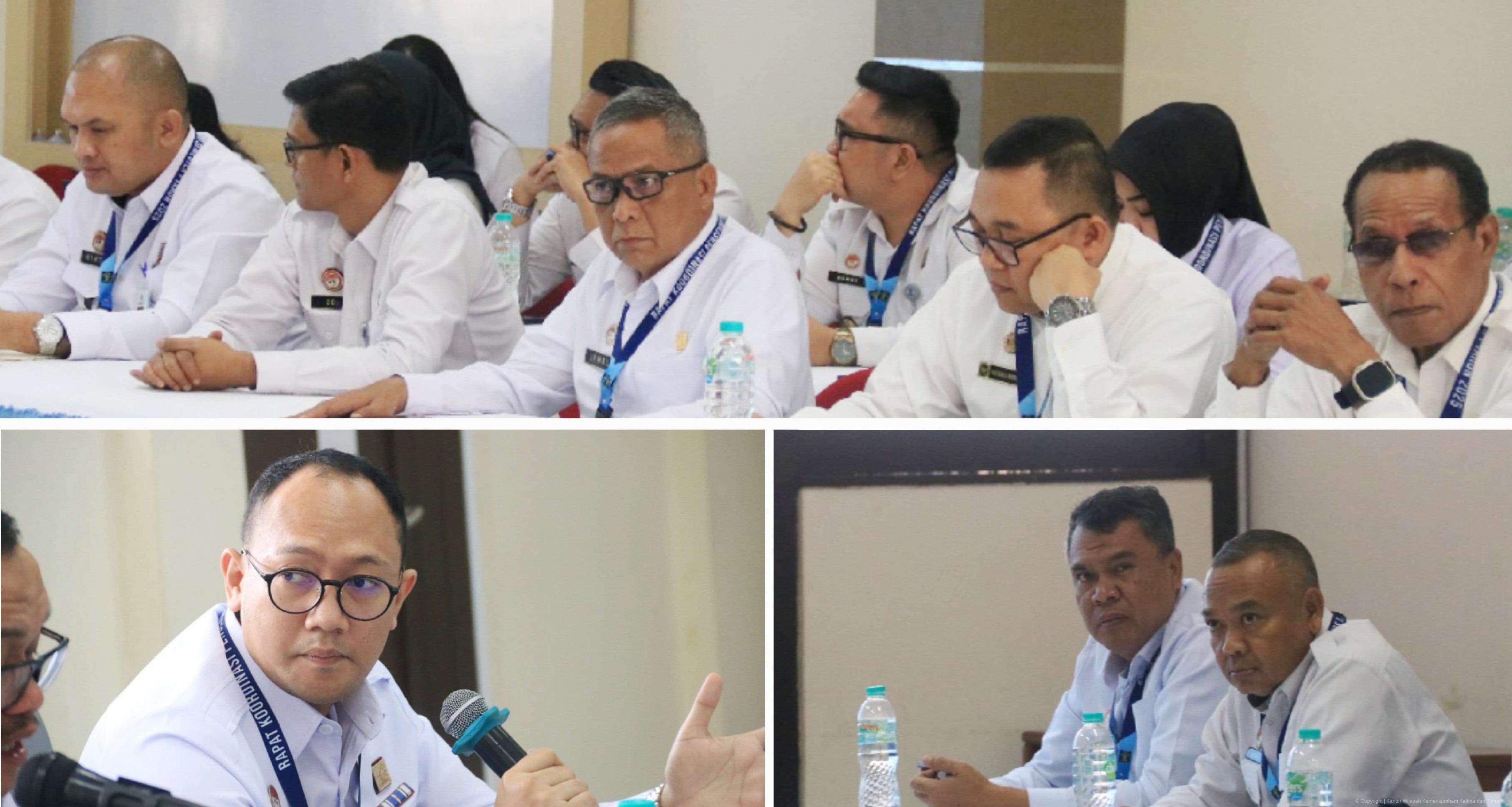 Kanwil Kemenkum Kaltim Tuangkan Solusi Strategis dalam Rapat Komisi Pengendalian Kinerja Kementerian Hukum Tahun 2025