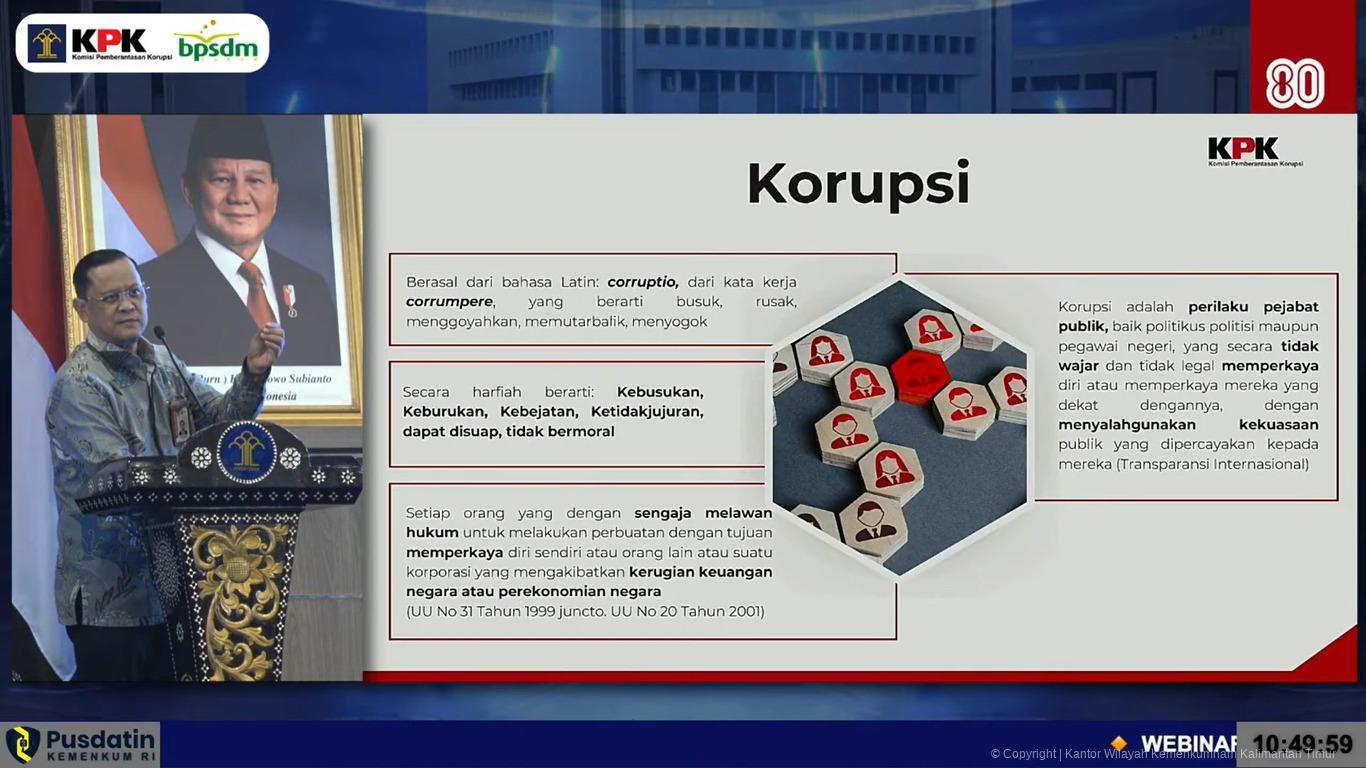 3. Webinar Nasional Anti Korupsi