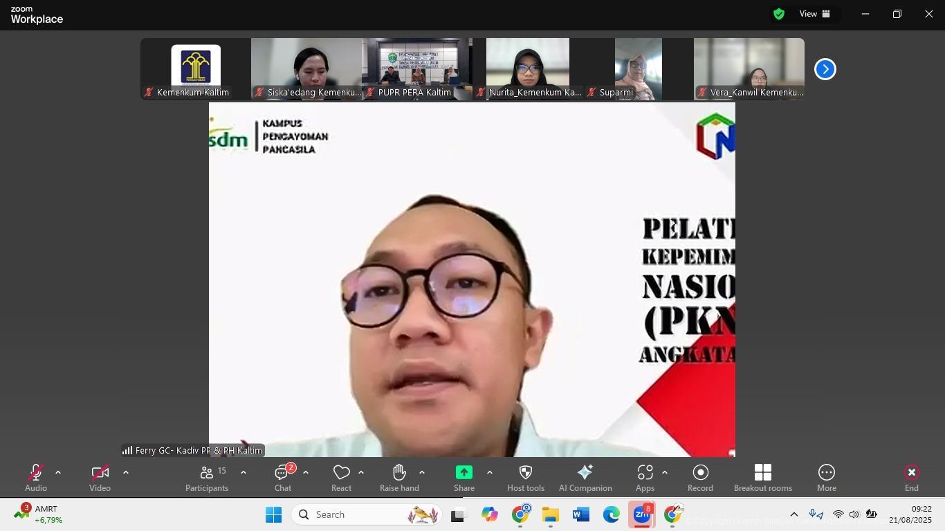 1. Harmon Rapergub Kaltim