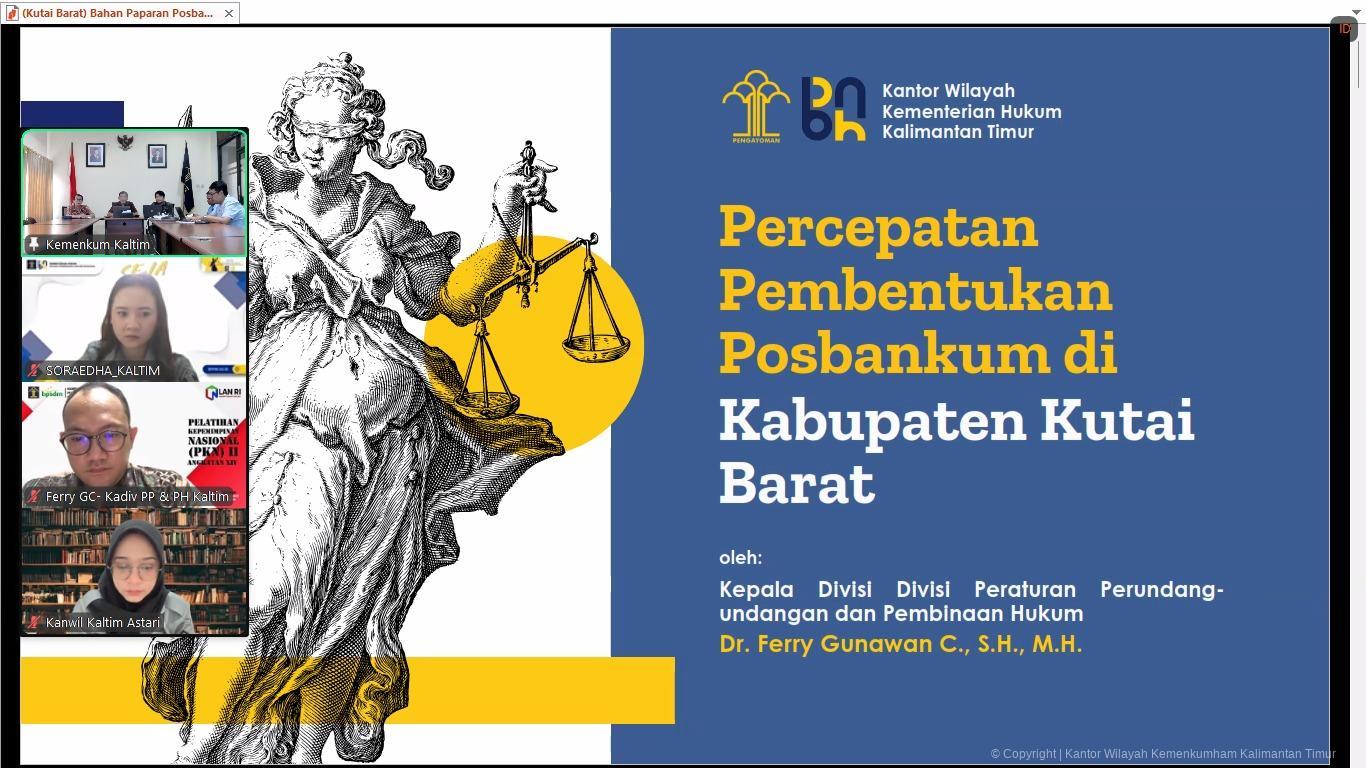 4. Pembentukan Posbankum KUBAR