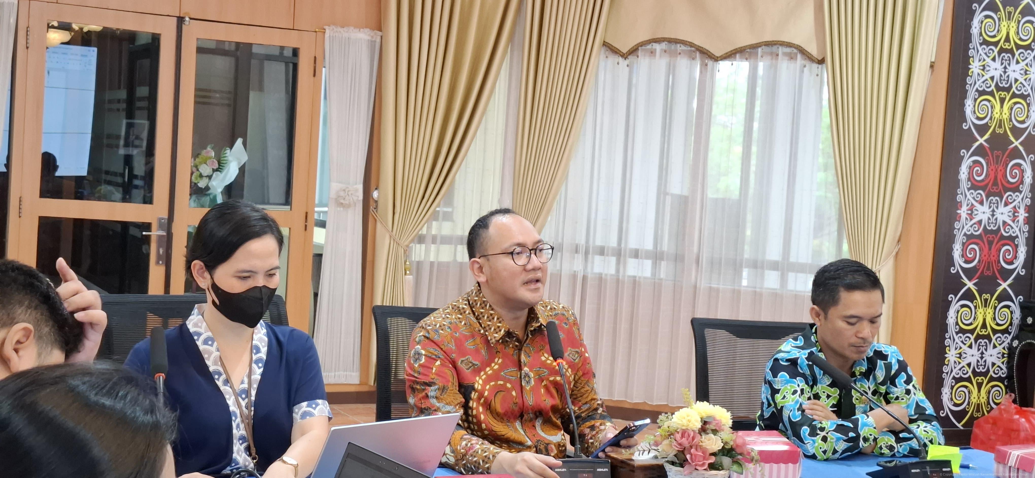 Kemenkum Kaltim Fasilitasi Harmonisasi 3 (tiga) Rapergub  Kalimantan Utara