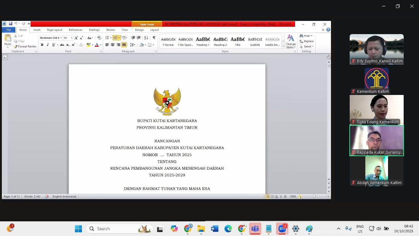 2. Harmon Raperda Kukar