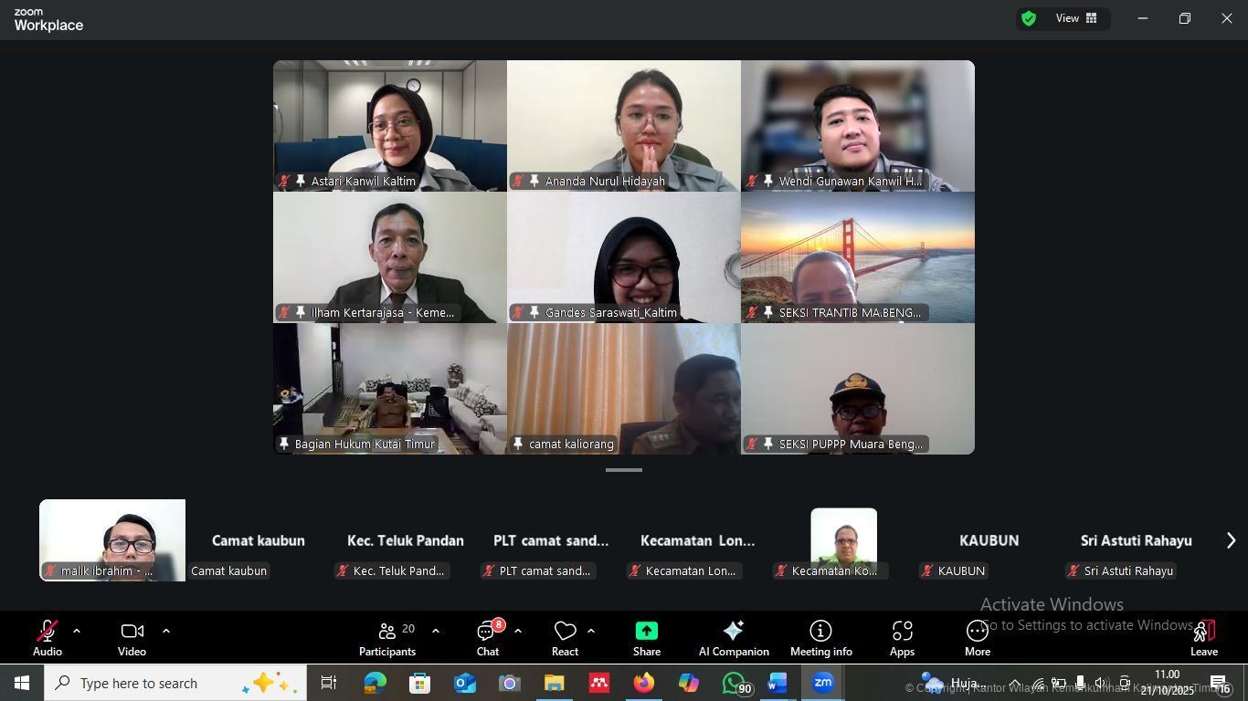 1. Rakor Posbankum Kutim