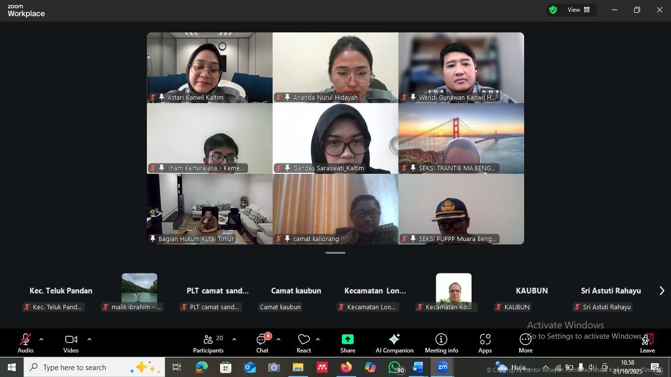 3. Rakor Posbankum Kutim