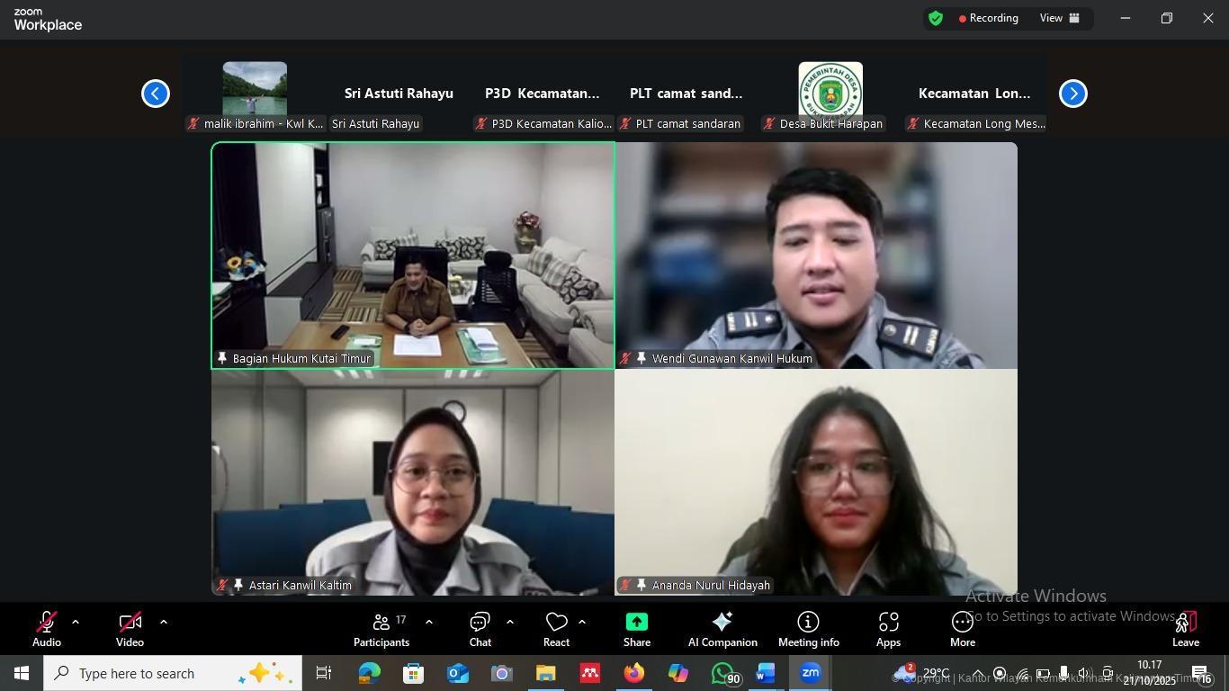 5. Rakor Posbankum Kutim