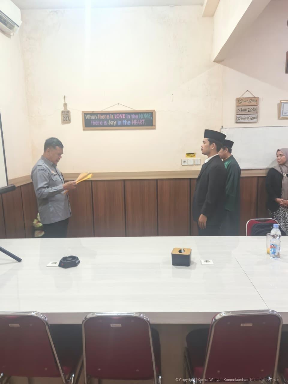 Kemenkum Kaltim Lantik Notaris Pengganti Wilayah Berau