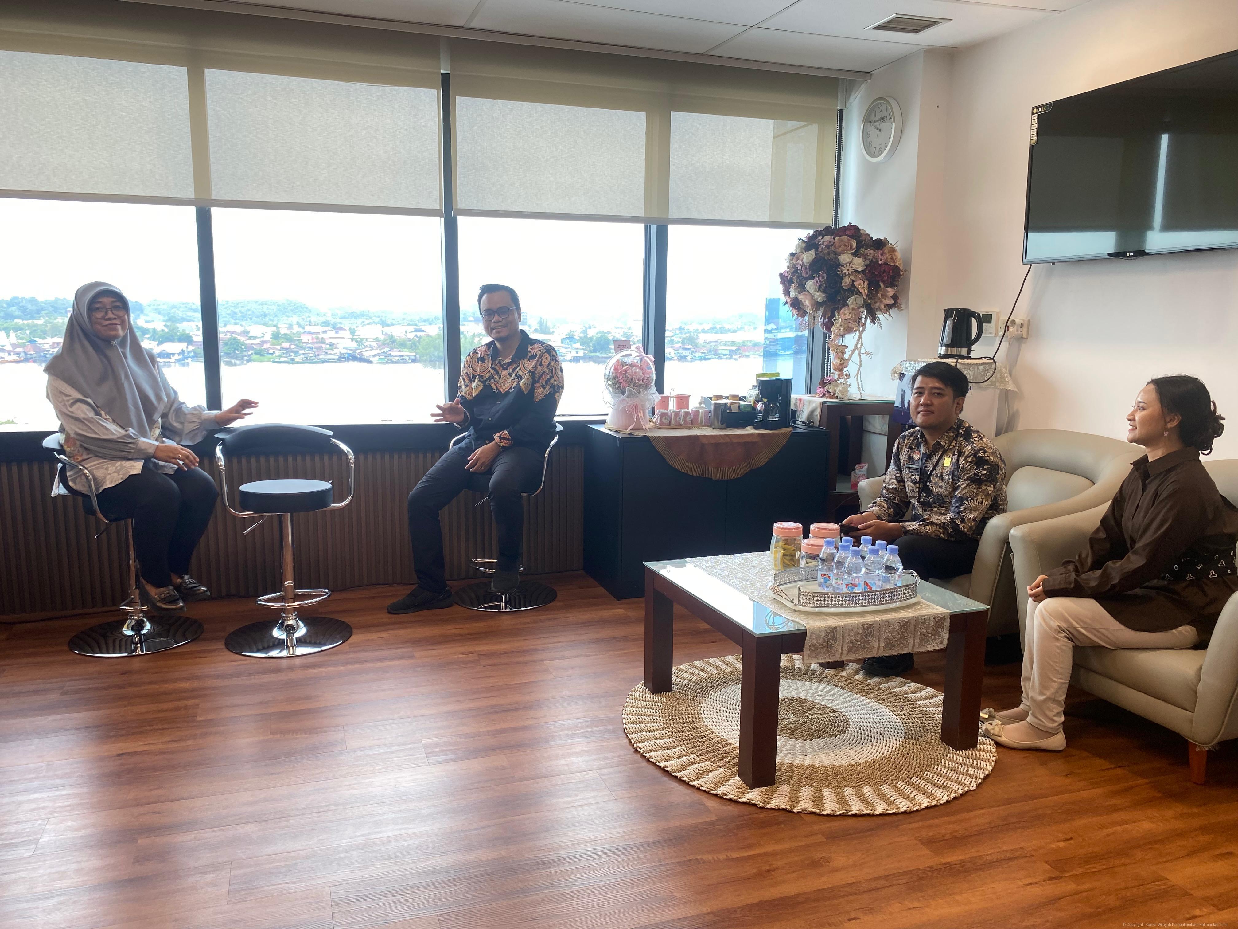 Optimalkan Pelaporan Posbankum, Kemenkum Kaltim Gandeng Biro Pemerintahan dan Otonomi Daerah Provinsi