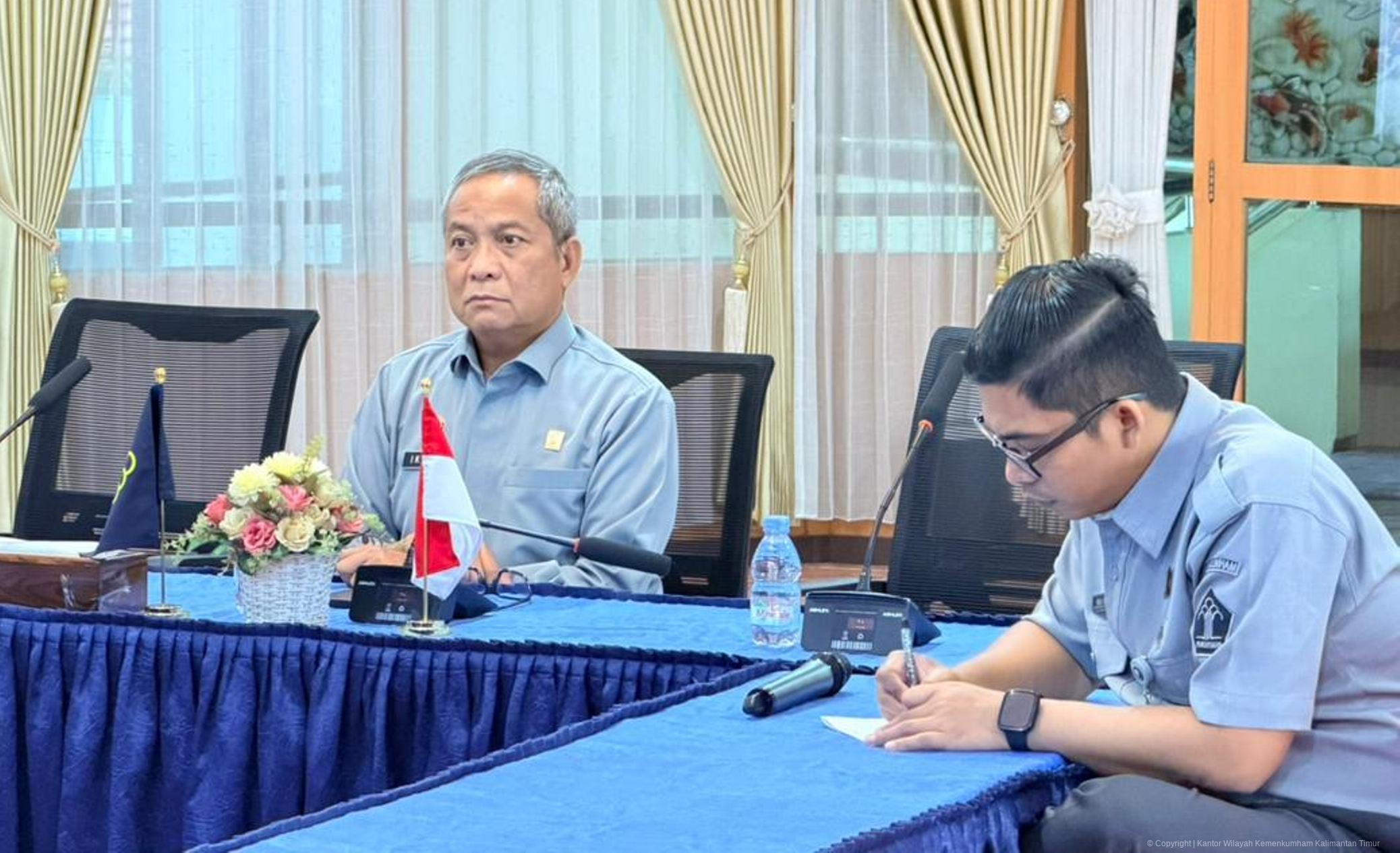 Evaluasi Pola Kerja Fleksibel, Kemenkum Ukur Kinerja ASN