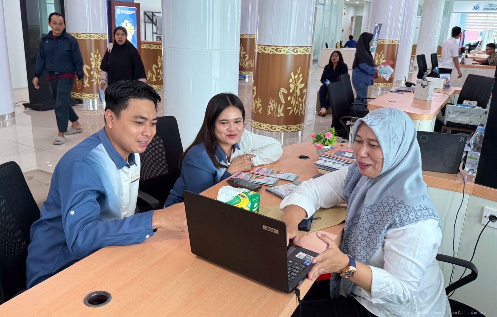 Antusiasme Tinggi, Layanan KI di MPP Balikpapan Diminati Masyarakat