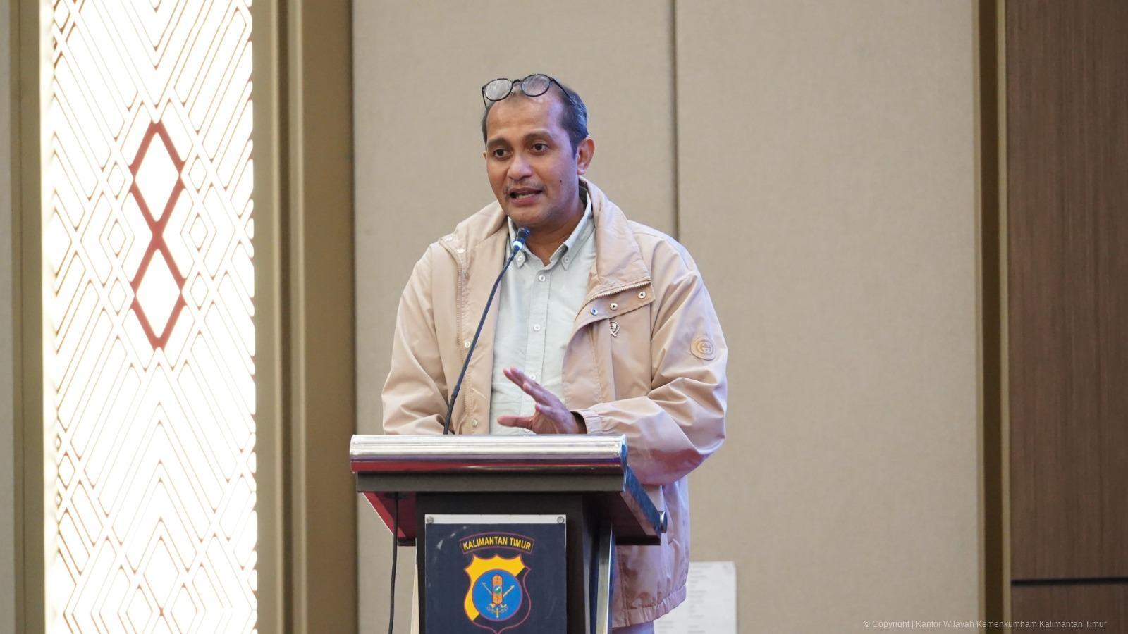 Wamenkum Dorong Penegakan Hukum Korektif dan Restoratif dalam Sosialisasi KUHP–KUHAP di Kota Balikpapan