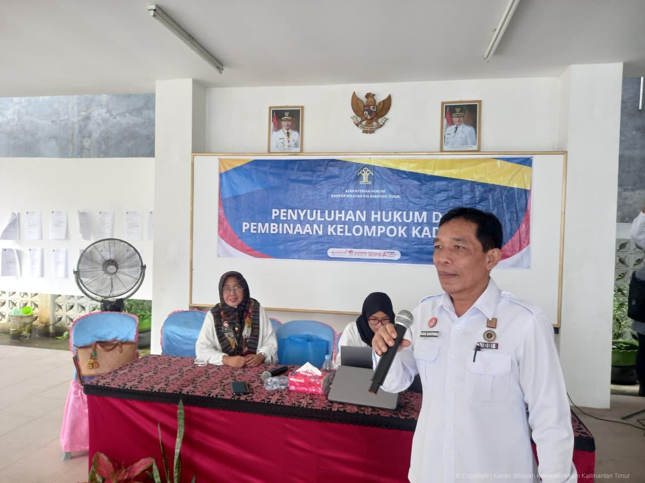 Edukasi KUHP dan Bahaya Judi Online, Kemenkum Kaltim Sapa Warga Temindung