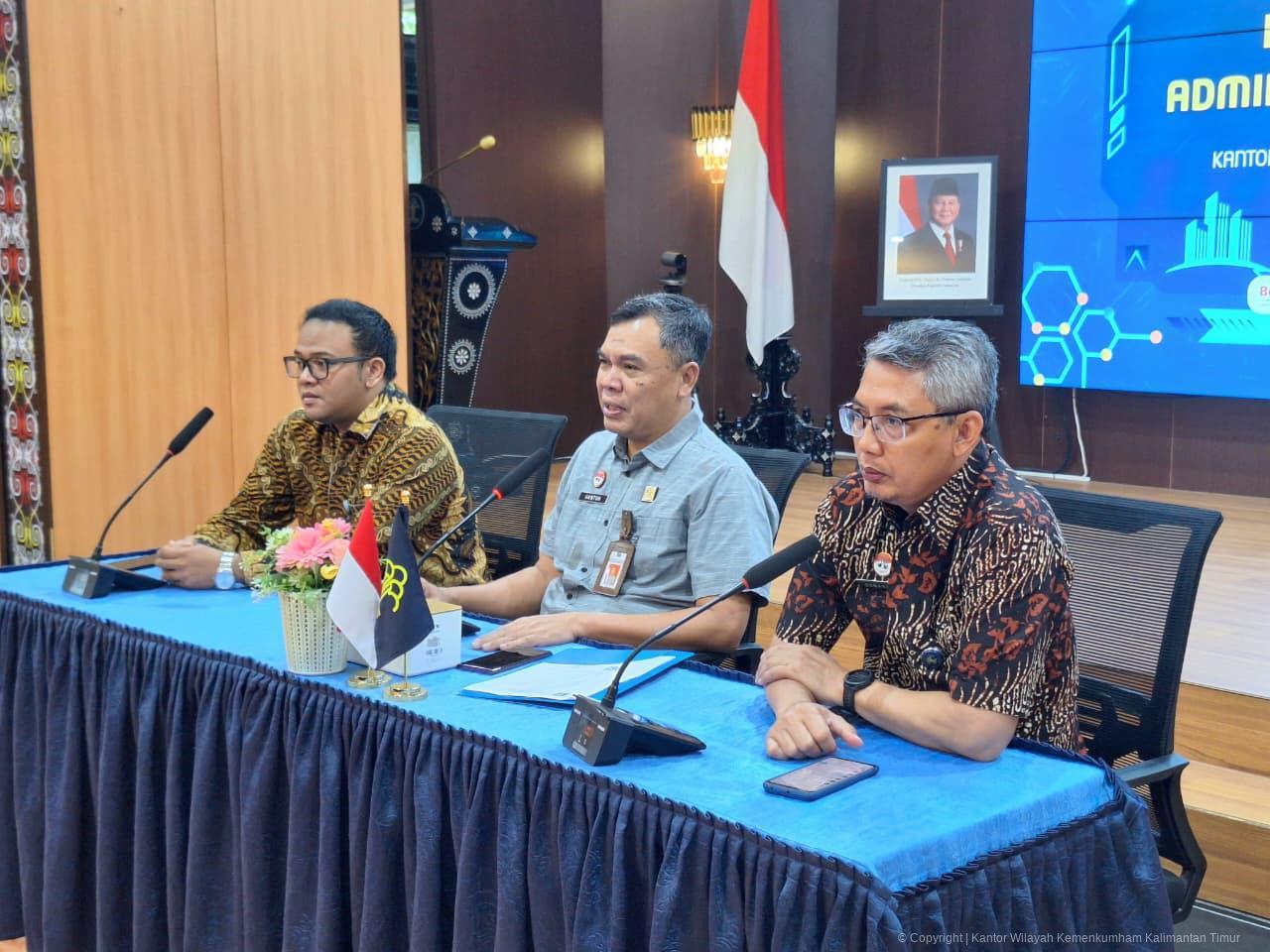 Perkuat Layanan Fidusia, Kemenkum Kaltim Gandeng Ditjen AHU