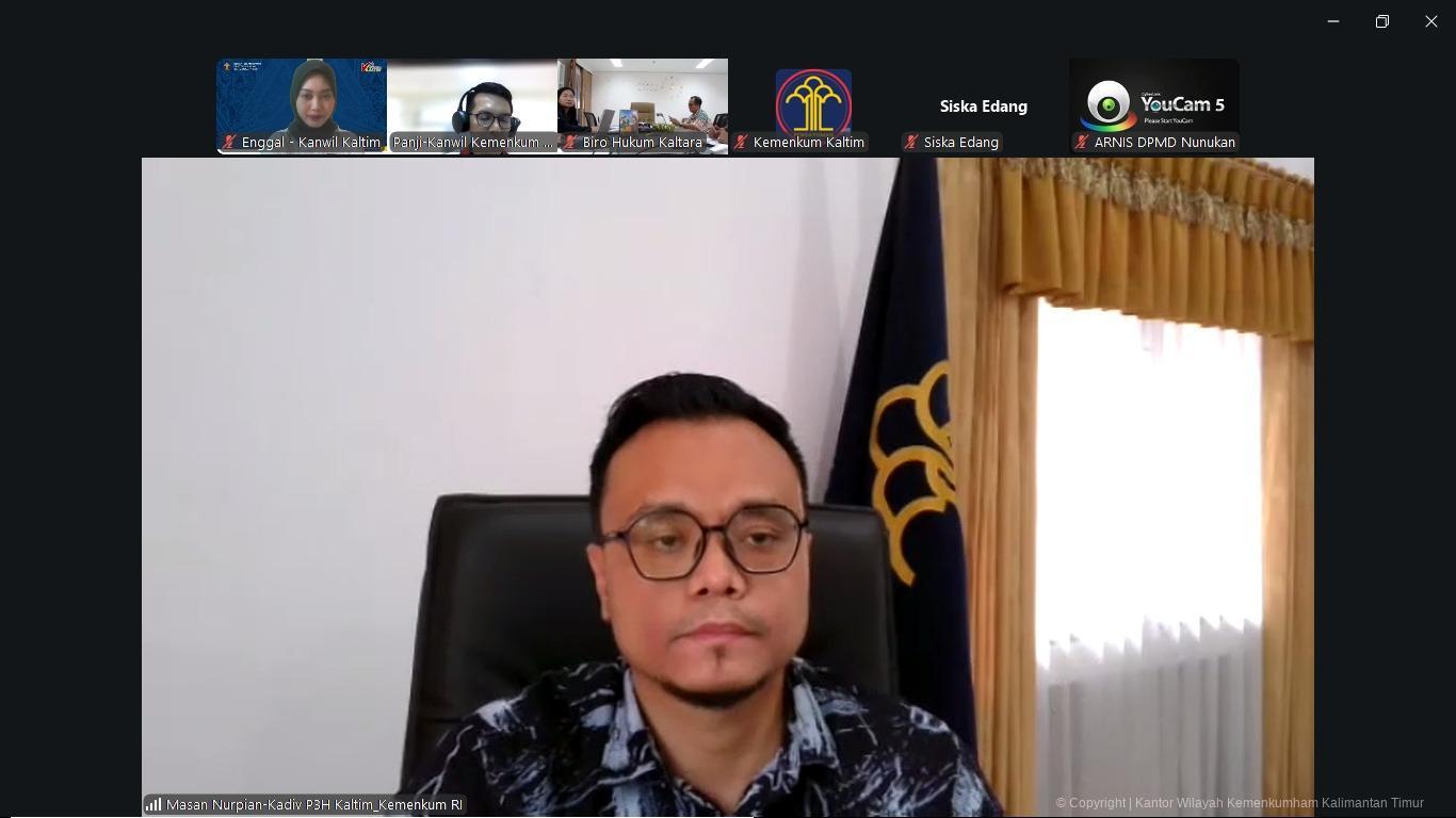 Tiga Raperbup Strategis Dikawal, Kemenkum Kaltim Pastikan Desa, RSUD, dan Layanan 112 Berjalan Tepat