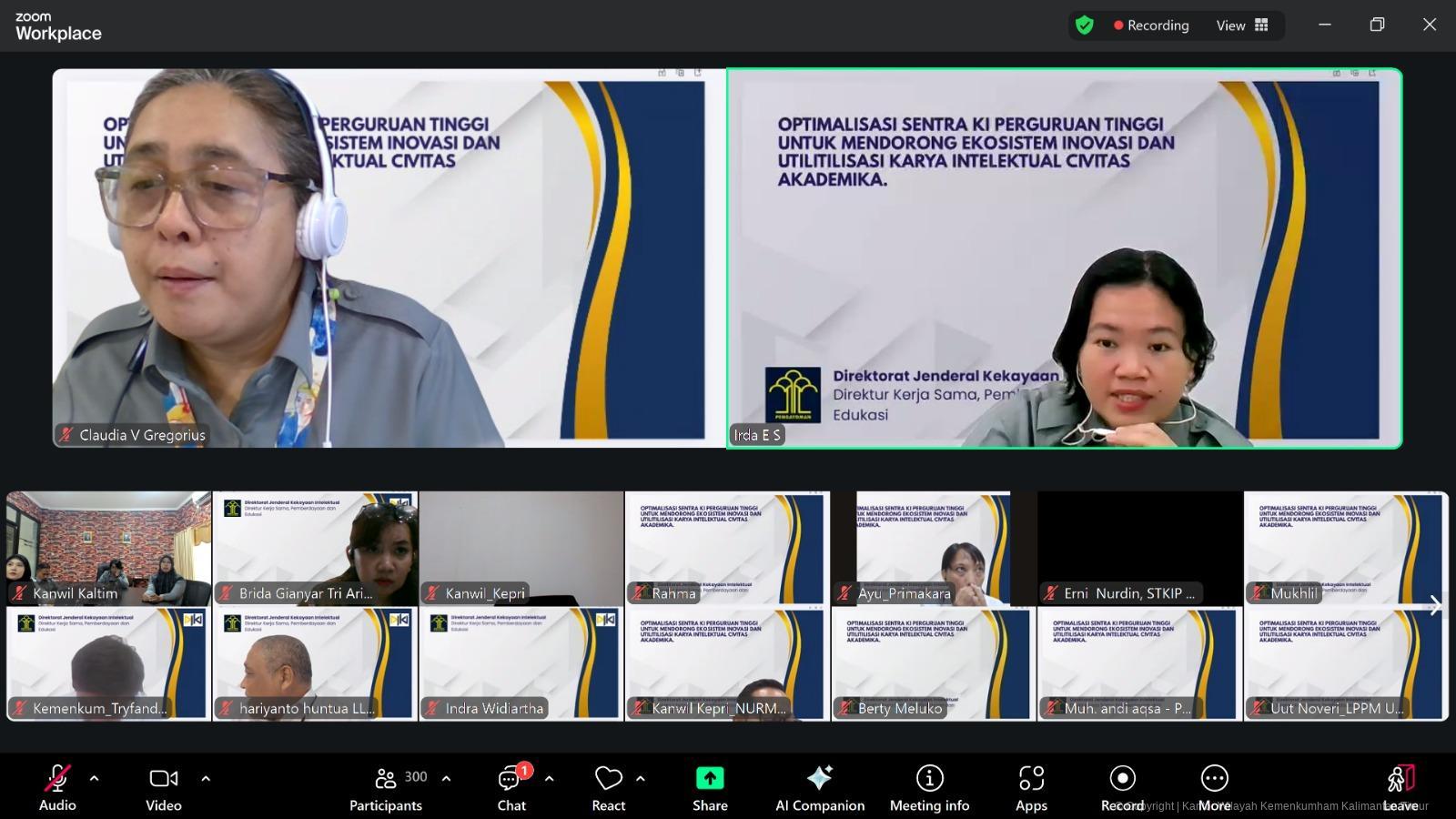 4. Penguatan Sentra KI DJKI