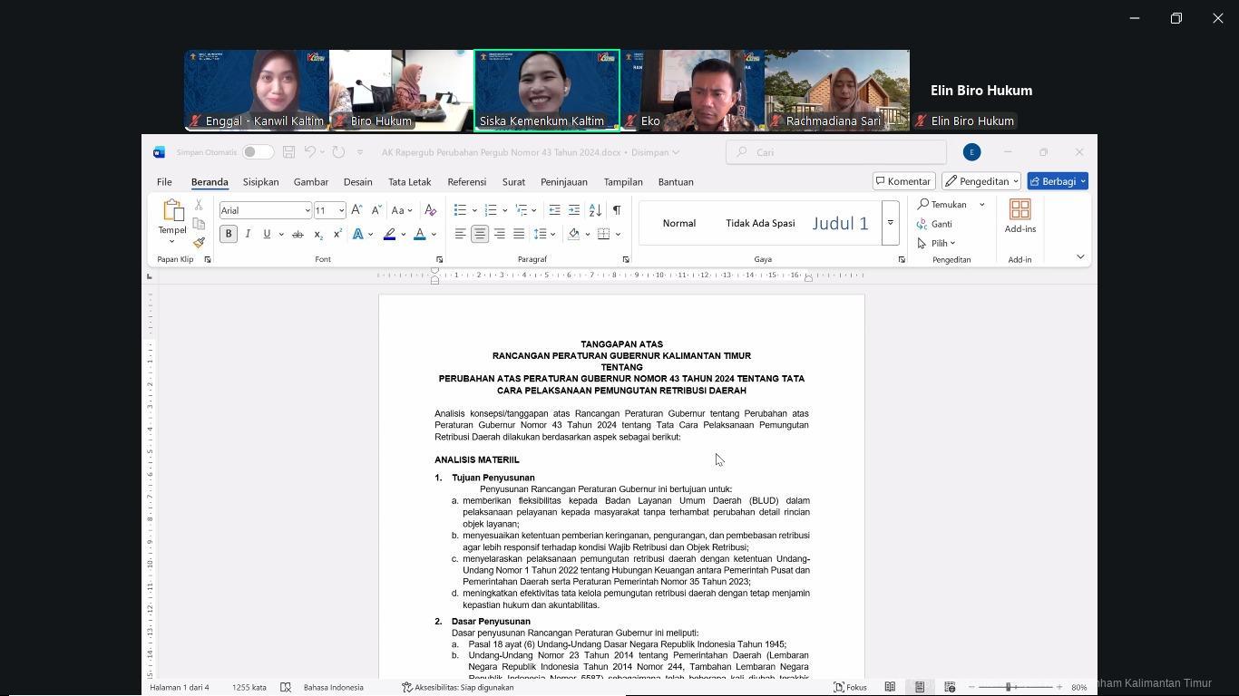 2. Harmon Rapergub Kaltim