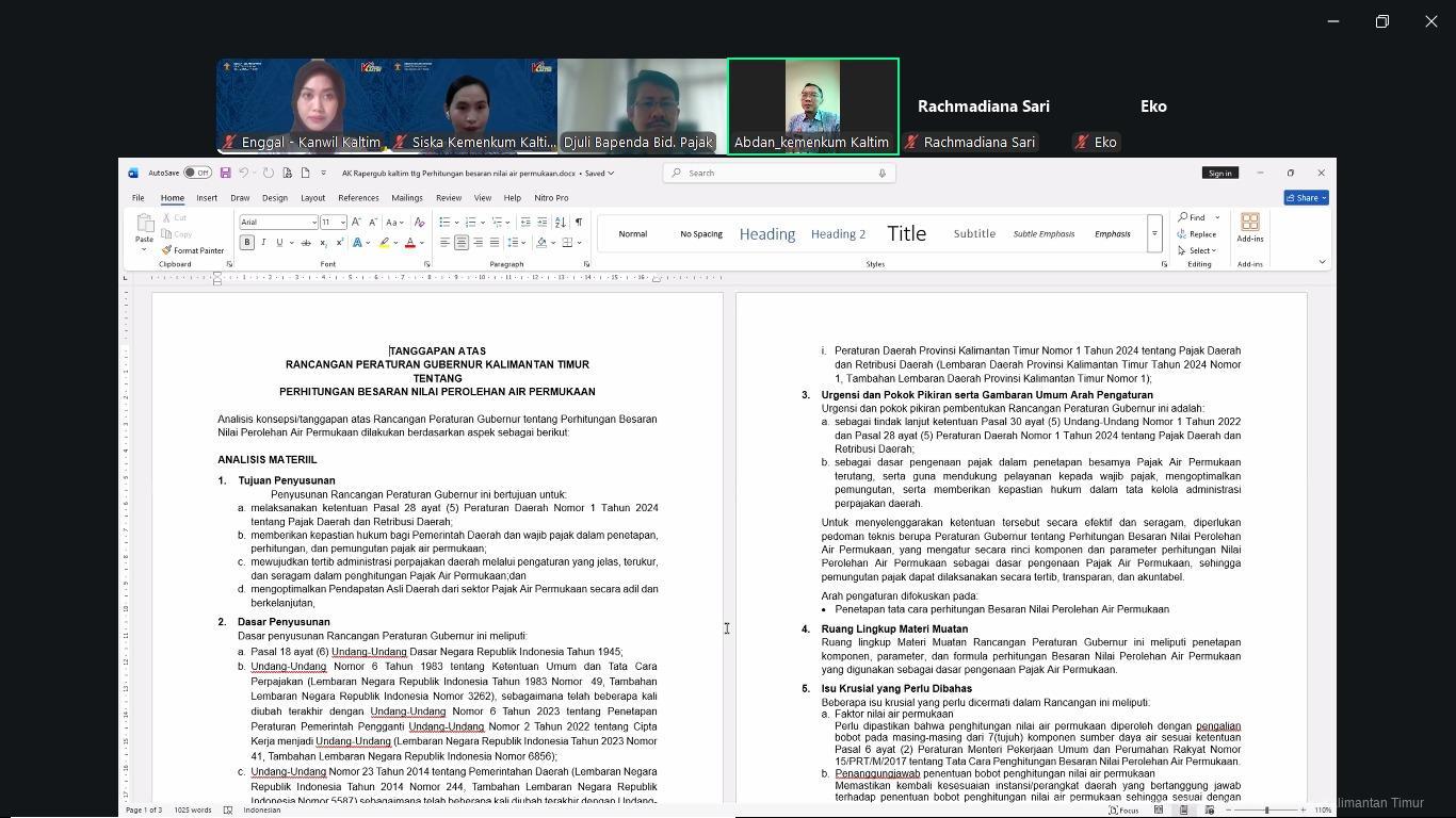 3. Harmon Rapergub Kaltim