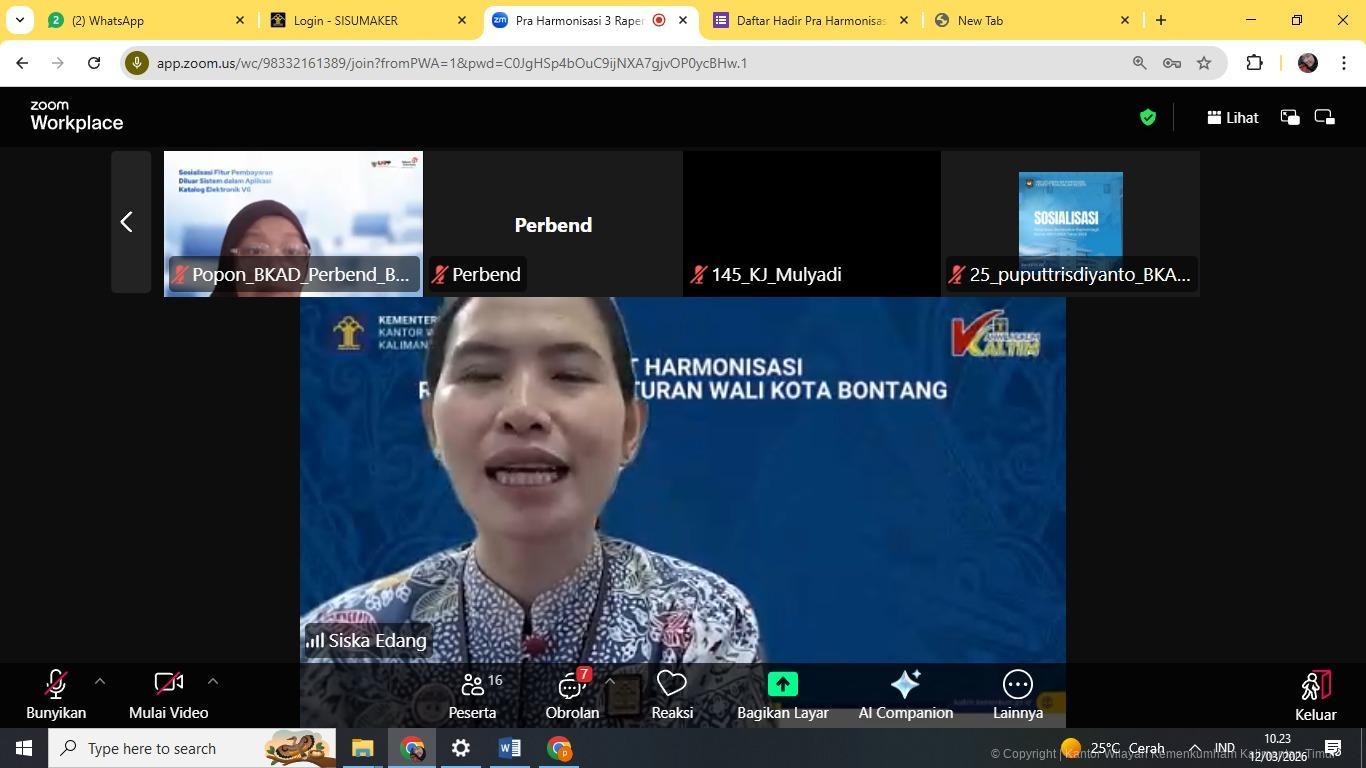 1. Harmon Raperwali Balikpapan