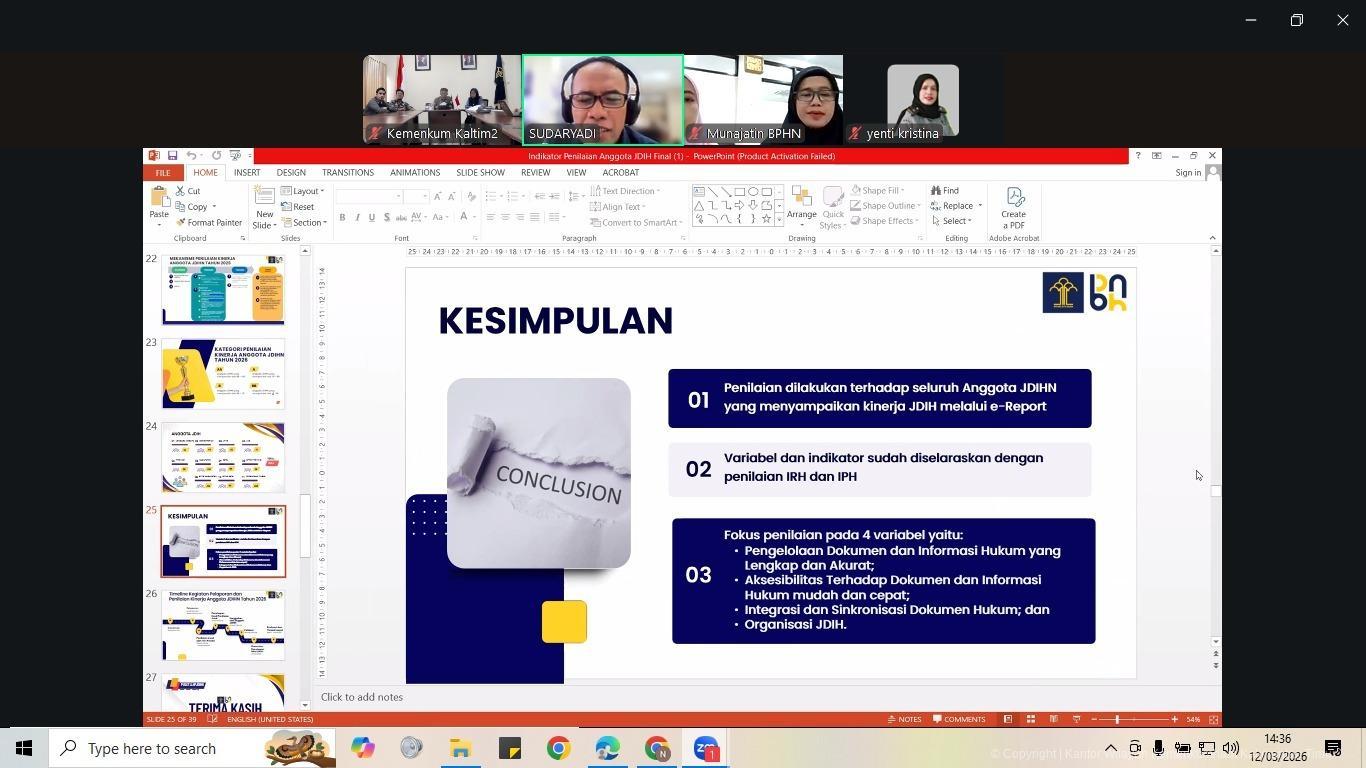 5. Koordinasi Pengelolaan JDIH