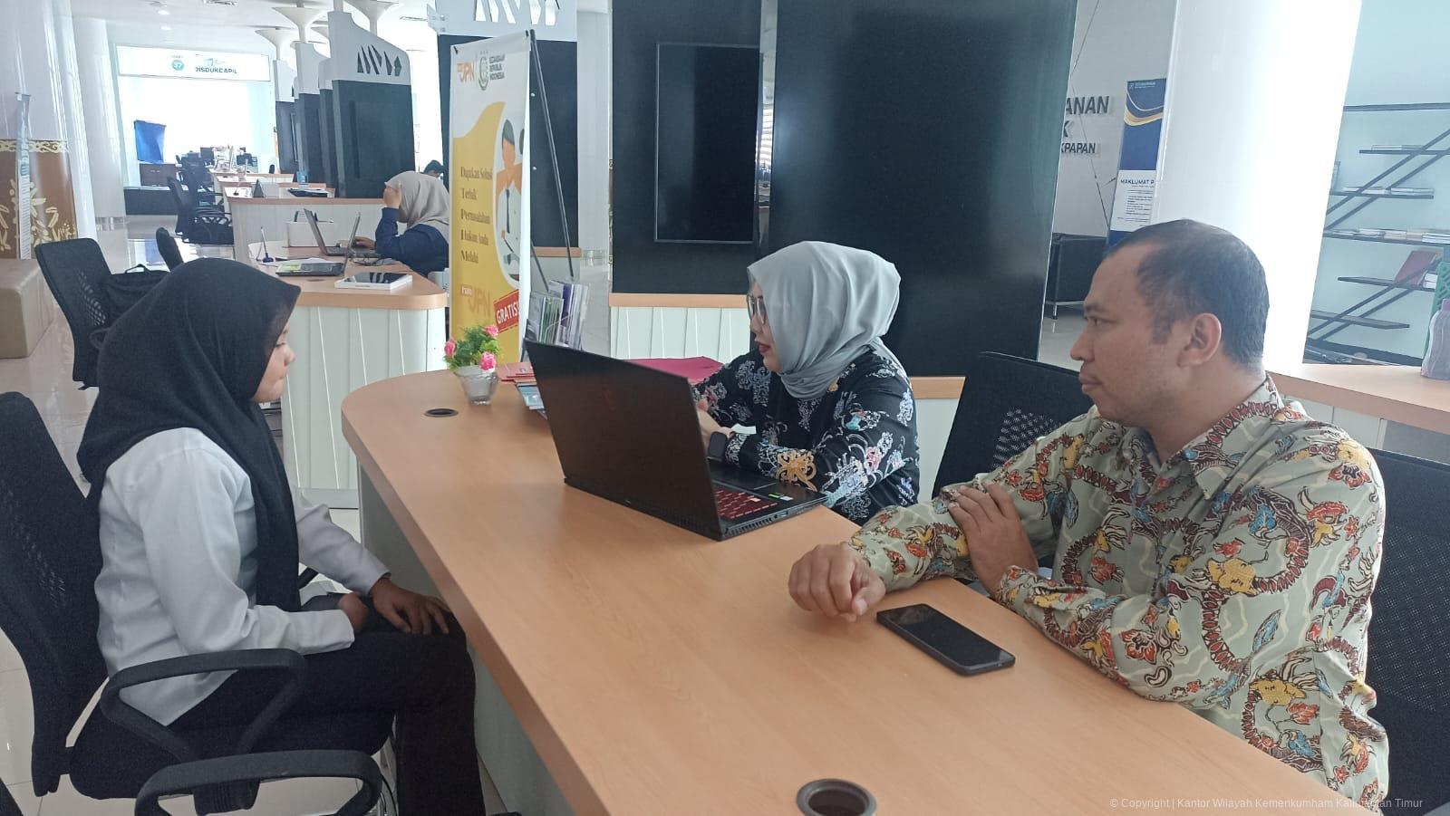 Kemenkum Kaltim Jemput Bola Pendaftaran Merek di MPP Balikpapan