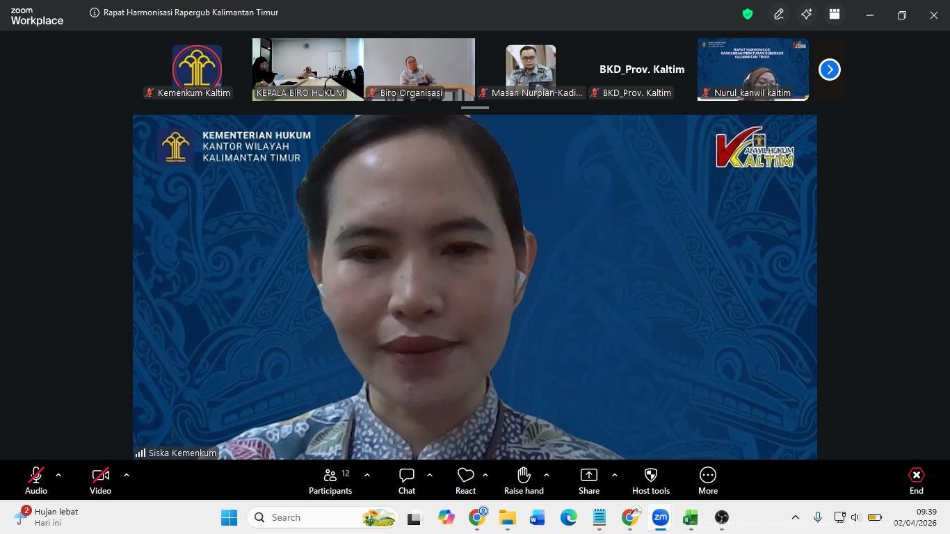 2. Harmon Rapergub Kaltim