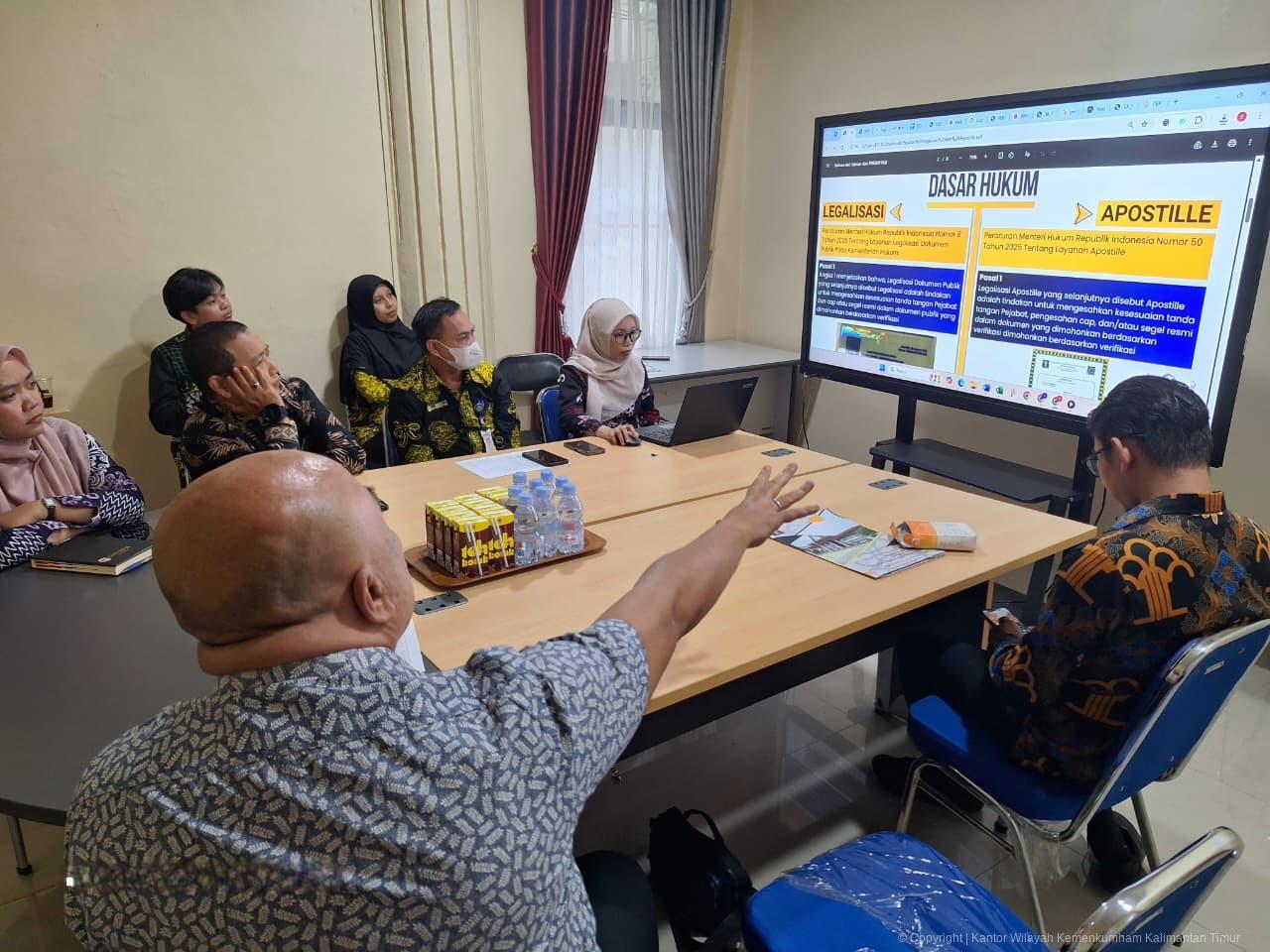 Permudah Akses Legalitas Usaha, Kemenkum Kaltim Perkuat Sinergi Layanan AHU di Bontang