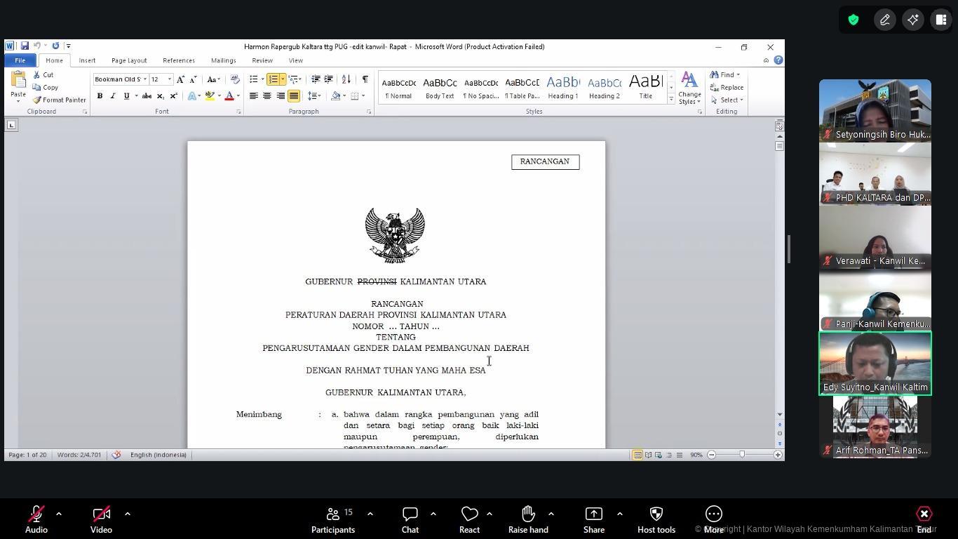 5. Harmon Raperda Kaltara